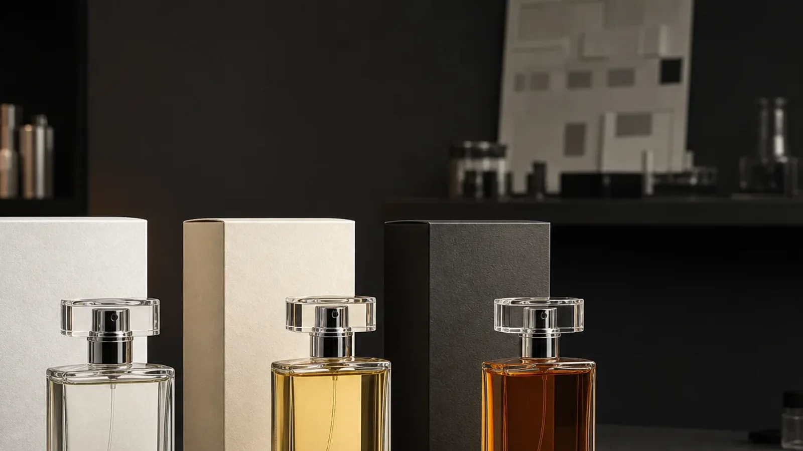 Perfume brand team reviewing fragrance and packaging options, relevant to how to request a perfume quote