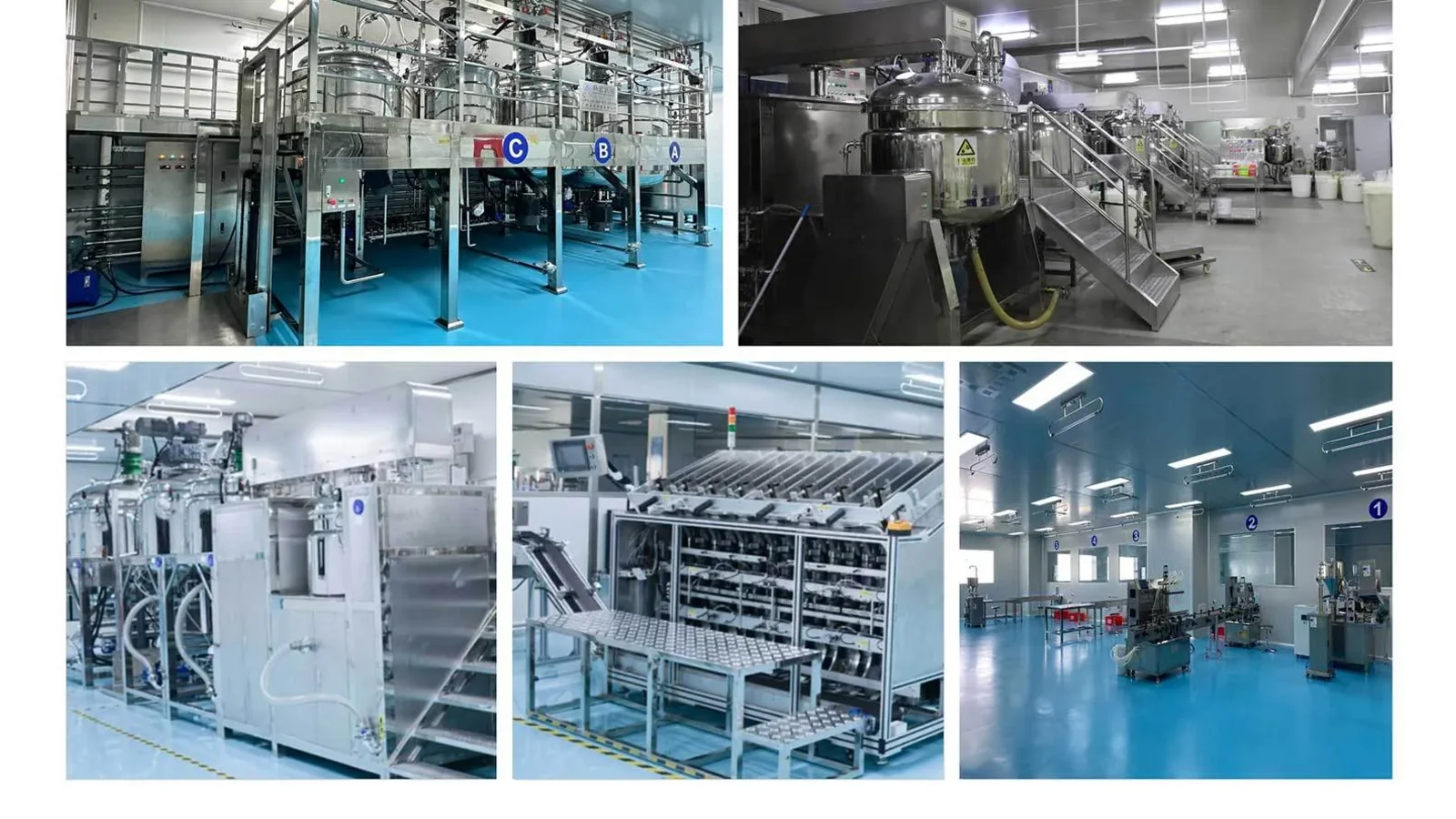 Wide view of the perfume manufacturing workshop, relevant to OEM perfume China